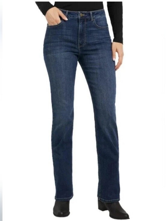 Wrangler Denim - NEW! Wrangler Dark Blue Wash High Rise Bootcut Jeans Multiple Sizes